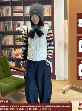 【现货】设计师品牌SHORT SENTENCE 26RS彩色针织拼接羽绒夹克