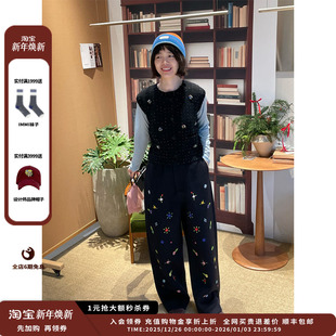 25AW马海毛钉珠绞花短马甲MWEFWKTP1415X 设计师品牌IMMI 现货