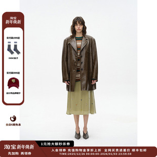 25PF皮西装 设计师品牌ASYUS JULY 现货