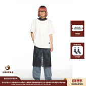 现货 设计师品牌PUSHBUTTON25PS褶边领T恤JULY