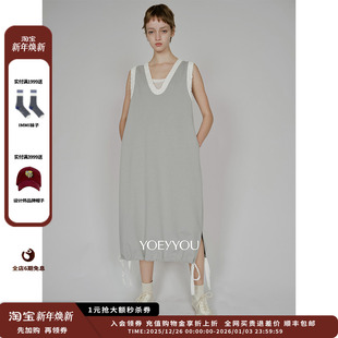 25AWV领背心连衣裙JULY 设计师品牌YOEYYOU 新品