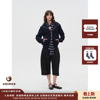 设计师品牌ASYUS皮绒戴帽皮衣