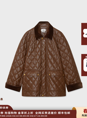 【现货】设计师品牌IMMI25AW PU绗棉插肩袖猎装夹克MWEFWWCO1056X