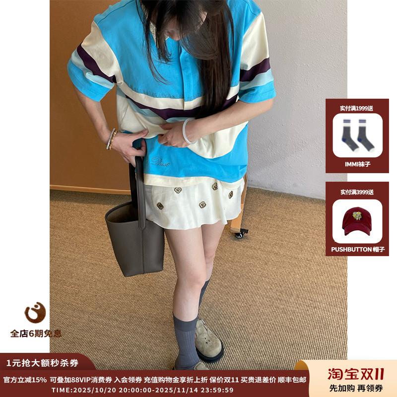 【现货】设计师品牌ICE DUST 25PF重工钉珠绑带配饰JULY