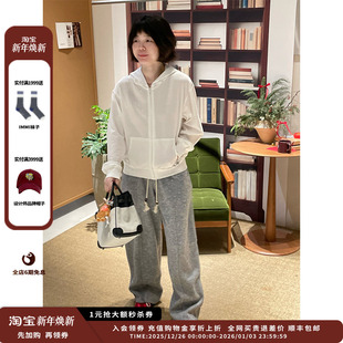 现货 25AW 设计师品牌LOW Lc单面针织拉链连帽衫 CLASSIC