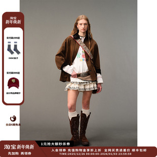 25AW刺绣双层短裤 设计师品牌AUBRUINO JULY 现货