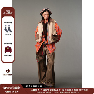 25AW宽松格子衬衫 设计师品牌AUBRUINO JULY 现货