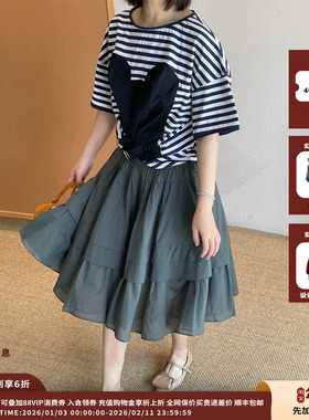 【现货】设计师品牌PUSHBUTTON 25PF荷叶边A字裙JULY