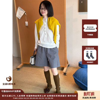 25AW百搭宽松休闲短裤JULY