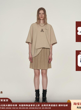 【现货】设计师品牌ICE DUST 25PF草药印花短袖T恤JULY