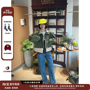 25AW卡其色双层工作夹克JULY 设计师品牌WE11DONE 现货