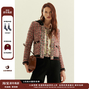 25AW Collection 设计师品牌Crush 彩点花呢连帽夹克JULY 现货