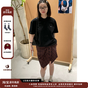 25PS褶皱点检裙JULY 设计师品牌PUSHBUTTON 现货