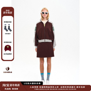 八月胶囊 设计师品牌COEMES 复古运动风卫衣外套JULY 现货