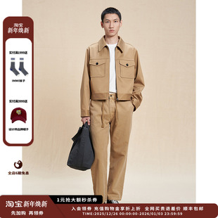 25AW 设计师品牌WHM 斜纹双面布贴袋夹克JULY 现货
