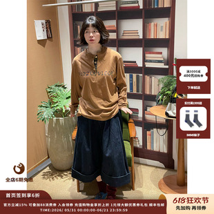 【现货】设计师品牌 puzzle piece 26PS Cottonkit印花纽扣T恤