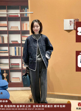 【新品】设计师品牌YOEYYOU 25AW绗缝贴袋外套JULY