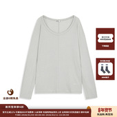 设计师品牌OPEN 现货 YY25PF低圆领休闲上衣JULY