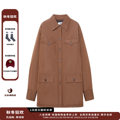 IMMI25AW绗棉翻领四口袋夹克