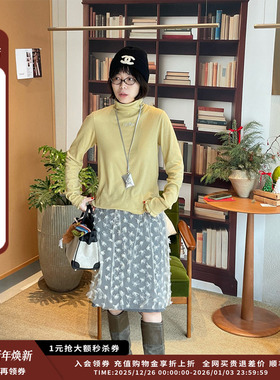 【新品】设计师品牌OIIORIRI 25AW圣诞系列针织立领打底长袖JULY