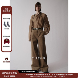 25AW袢带领圆摆倒T型上衣JULY 设计师品牌YOEYYOU 新品