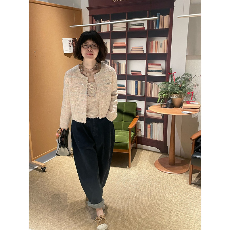 【现货】设计师品牌Crush Collection 26PS 格子花呢对襟夹克