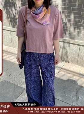 【现货】设计师品牌SESSUN 25PS圆领中袖设计感T恤JULY