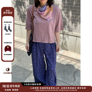 25PS圆领中袖 设计师品牌SESSUN 设计感T恤JULY 现货