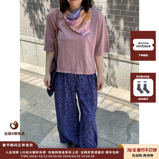 【现货】设计师品牌SESSUN 25PS圆领中袖设计感T恤JULY