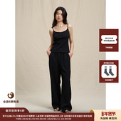 设计师品牌WHM 现货 25SS细腻罗纹吊带背心JULY