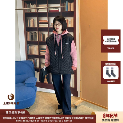 ETHOR25AW绗缝棉服马甲