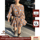 现货 设计师品牌ANTIK BATIK 25SS短款 复古碎花连衣裙JULY