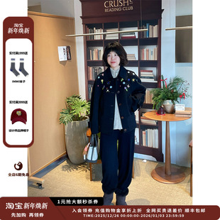 现货 双面呢双排扣夹克 设计师品牌 25AW MWEFWWJK1465X IMMI