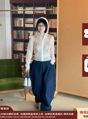 【现货】设计师品牌IMMI25AW靛蓝厚牛仔长裤MWEFWDPT0808A