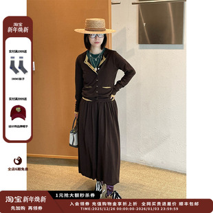 25AW水溶羊毛针织开衫 SENTENCE 设计师品牌SHORT JULY 现货