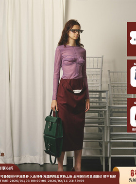 【新品】设计师品牌PUSHBUTTON 25SS网格上衣JULY