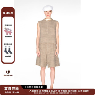 上衣MWDFWWTP0504X 新品 设计师品牌IMMI 24AW粗花呢毛边无袖