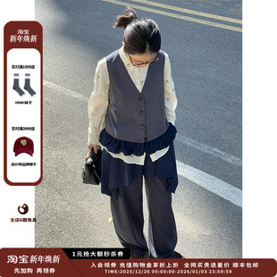 25PF假两件长裤 设计师品牌ASYUS JULY 现货