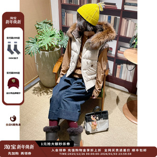 25AW女式 设计师品牌IMMI 光面皮毛一体短靴MWEFWXBO0533A 现货