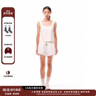 25SS新品 xii 设计师品牌shao 手工刺绣镶条背心上衣JULY 新品