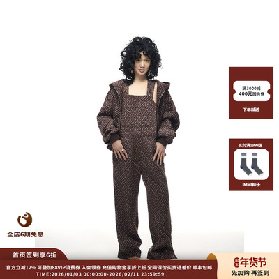 绗缝碎花薄棉夹克薄棉夹克