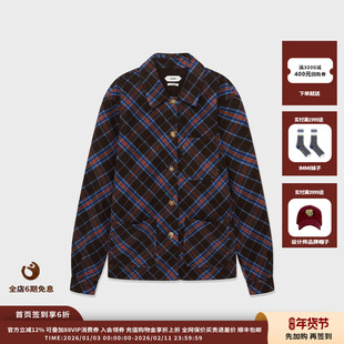 【现货】设计师品牌IMMI 25AW格纹双面呢衬衫式外套MWEFWWST1351X