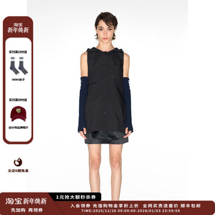 24AW现货丝毛连帽背心连衣裙MWDFWWDS0521X IMMI 现货