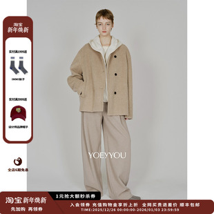 25AW 设计师品牌YOEYYOU 褶裥造型气球裤 现货