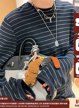 【现货】设计师品牌ANMMIRO 25AW 蓝条长袖打底衫