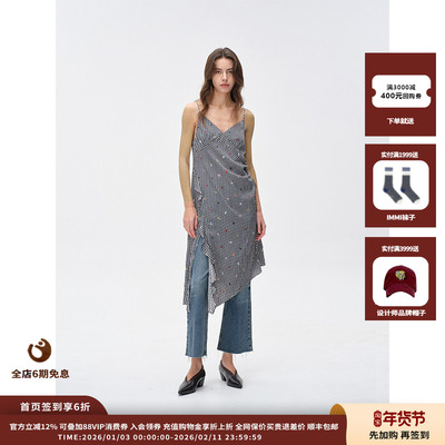 【现货】设计师品牌ASYUS 25PF印花吊带连衣裙JULY