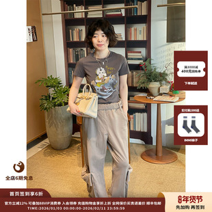 【现货】设计师品牌OPEN YY 26PS 摇滚风短款T恤