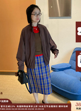 【现货】设计师品牌AETHER HAZE 25AW 立领收腰拉链外套JULY