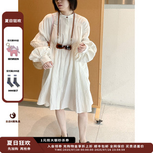 式 25SS抽褶衬衫 新品 连衣裙MWESSWDS0465X 设计师品牌IMMI