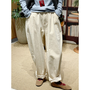 现货 灯芯绒廓形长裤 设计师品牌 25AW MWEFWWPT1627X IMMI